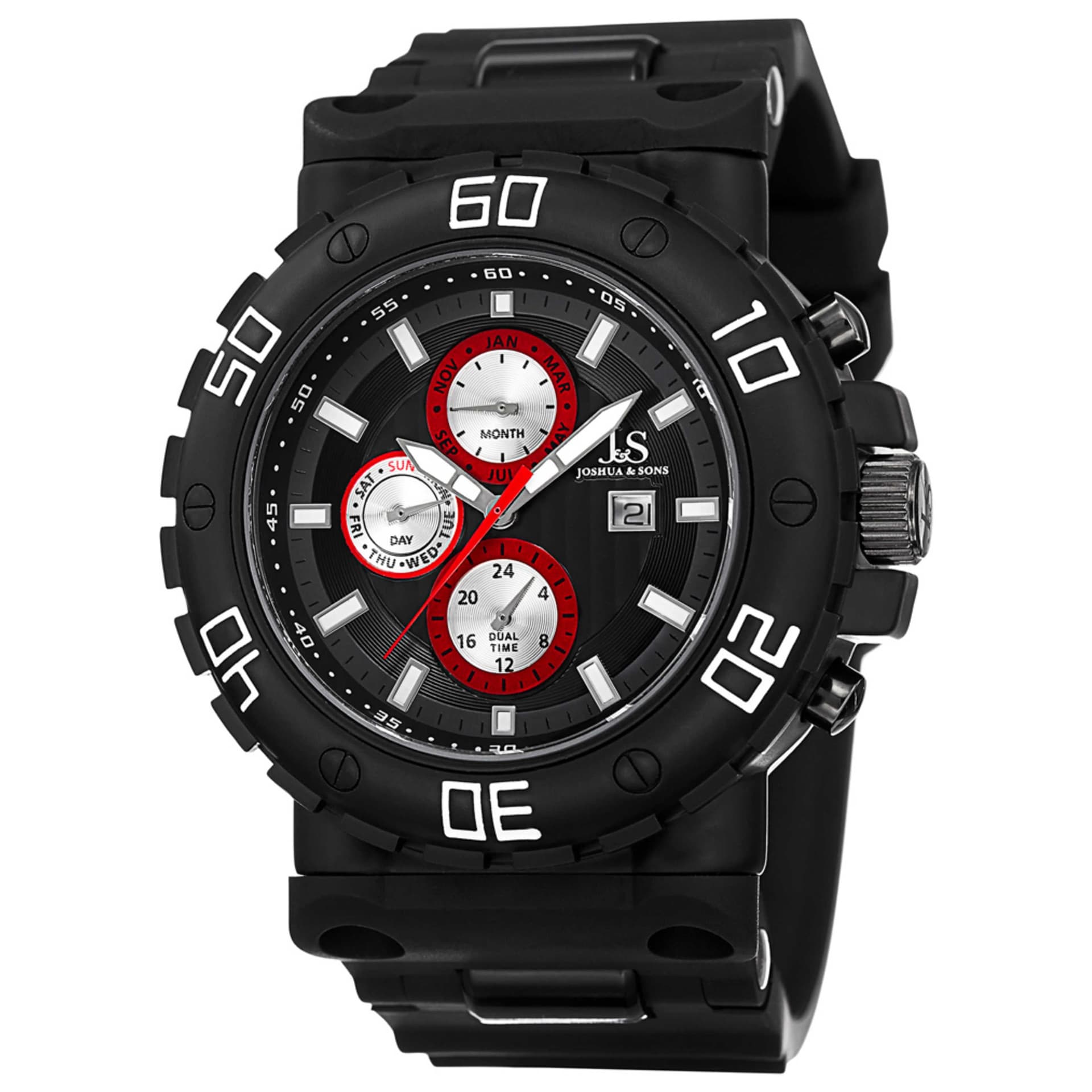 Joshua & Sons Men's Watch JS89BKW